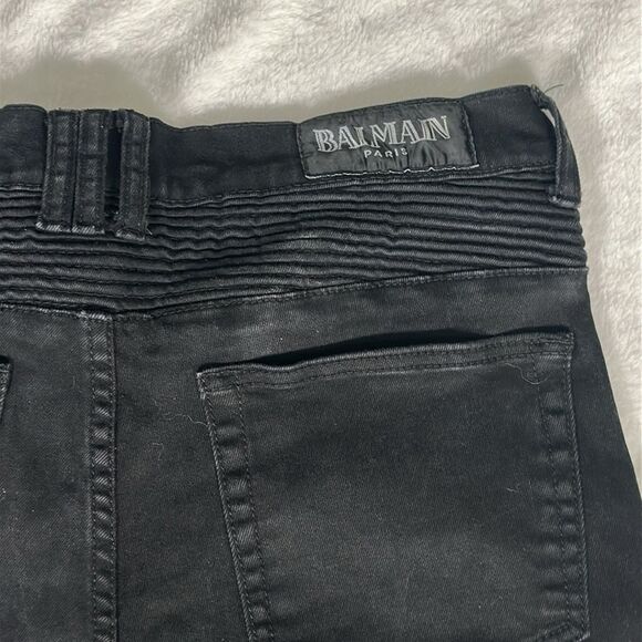 Balmain Men's Black Straight Leg Jeans! - Picture 6 of 7